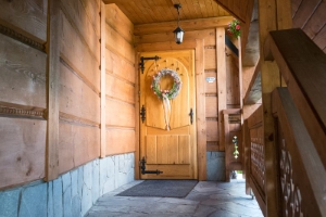 Vardagsrum i Forster House-lägenhet